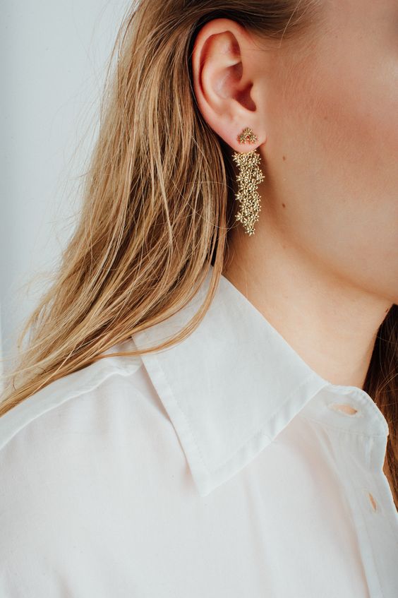 star shape earrings