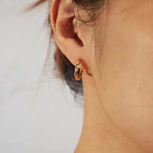 Wholesale and Retail of Trendy Stainless Steel Round Earrings for Women Simple and Exquisite Jewelry for Daily Wear