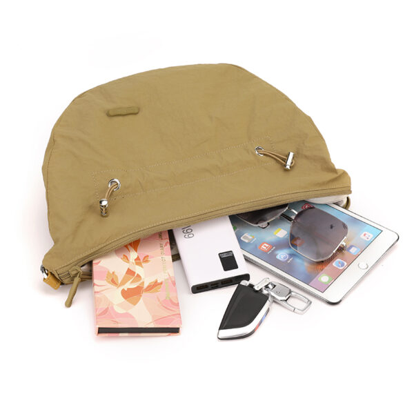 Trendy Cross Body Lightweight Wrinkle Sling Simple Casual Ladies Shoulder Women Hand Bags - Image 6