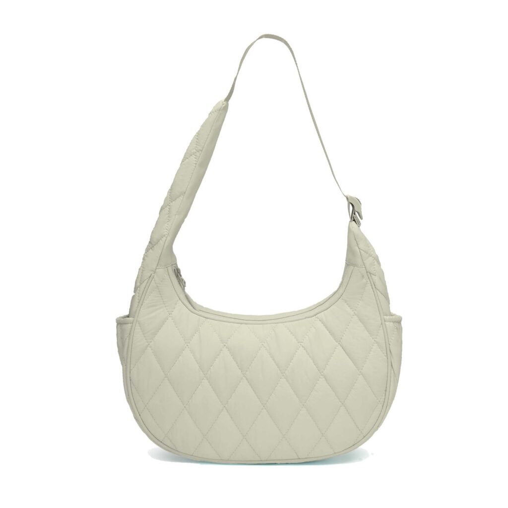 2025 Wholesale New Puffer Soft Light Weight Crossbody Bags Nylon Large Capacity Handbags Casual Underarm Bags