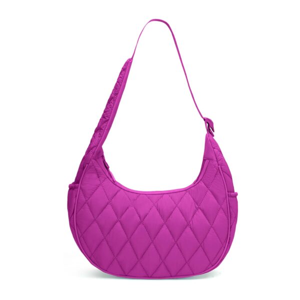 2025 Wholesale New Puffer Soft Light Weight Crossbody Bags Nylon Large Capacity Handbags Casual Underarm Bags - Image 3