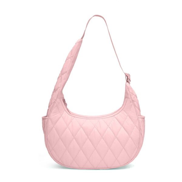 2025 Wholesale New Puffer Soft Light Weight Crossbody Bags Nylon Large Capacity Handbags Casual Underarm Bags - Image 6