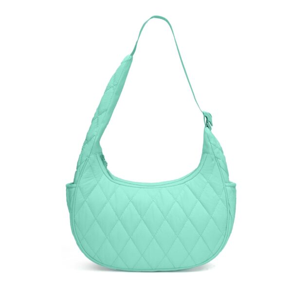 2025 Wholesale New Puffer Soft Light Weight Crossbody Bags Nylon Large Capacity Handbags Casual Underarm Bags - Image 2