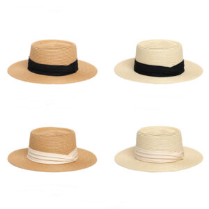 1 Straw Hat Womens Mens Wide Brim Straw Panama Hat Summer Beach Sun Hats UPF Sunshade Fashionable Straw Hat for Women Men Trendy