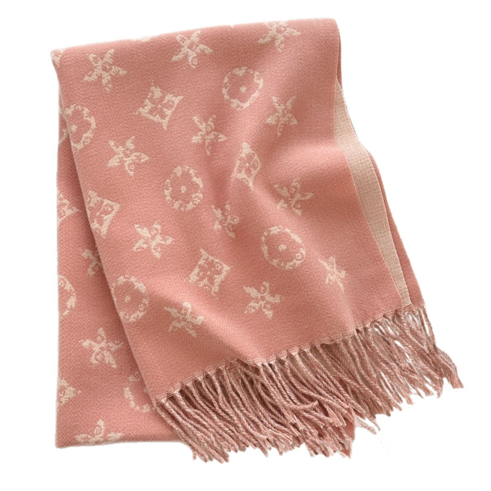 Womens Fashion Long Shawl Wraps Trendy Double Side Jacquard Fringe Tassel Winter Warm Blanket Large Scarf for Women