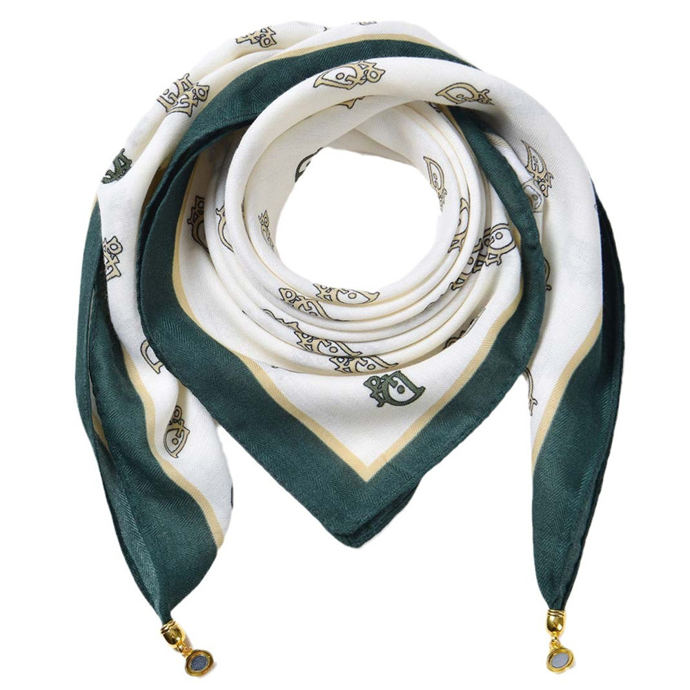 Womens Soft Scarf Necklace Magnetic Buckle Small Neckerchief Fall Winter Warm Square Scarf Neck Wrap Winter Circle Loop Scarf - Image 5