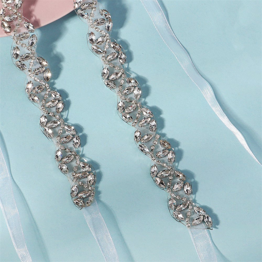 Sparkly Bridal Belt for Women Dress Wedding Dress Belt Crystal Rhinestone Sash Bridal Wedding Waist Belt for Women Girls Birde Bridesmaid - Image 6