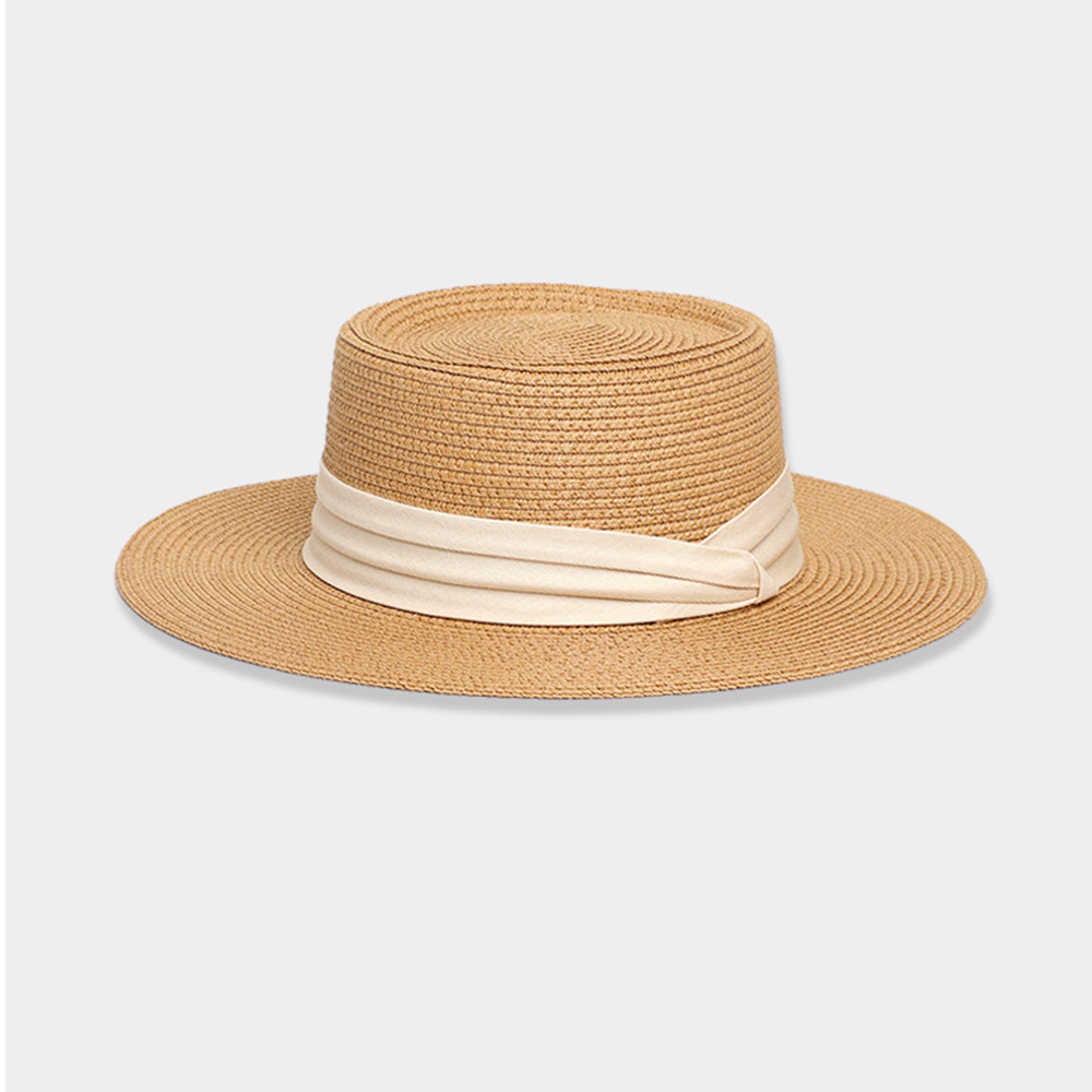 Womens Mens Wide Brim Straw Panama Hat Summer Beach Sun Hats UPF Sunshade Fashionable Straw Hat for Women Men Trendy - Image 6