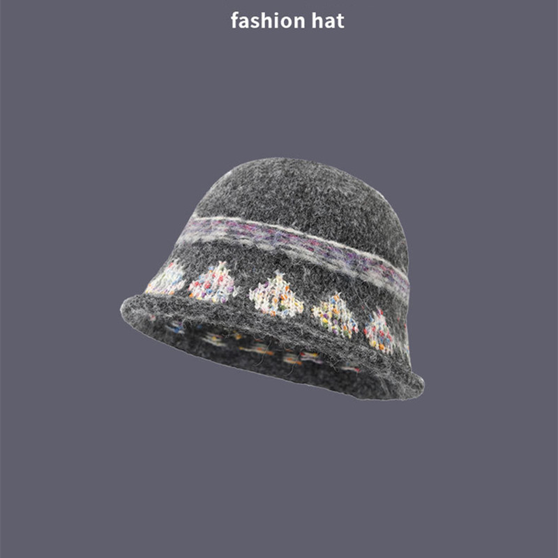 Colored Knitted Soft Warm Beanie for Women