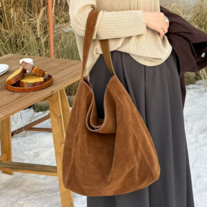 Frosted Cowhide Women's Shoulder Bags