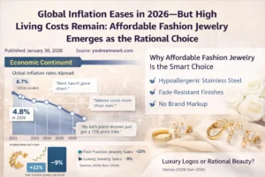 Global Inflation Eases in 2026—But High Living Costs Remain: Affordable Fashion Jewelry Emerges as the Rational Choice