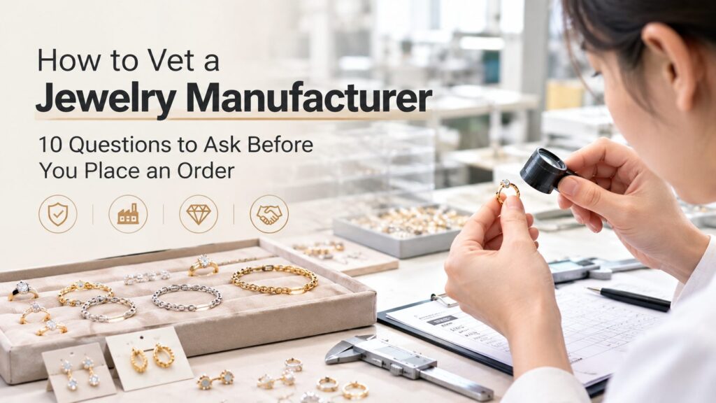 How to Vet a Jewelry Manufacturer 10 Questions to Ask Before You Place an Order